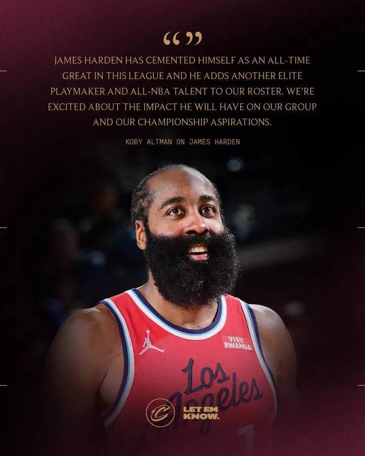 James Harden in Cavaliers